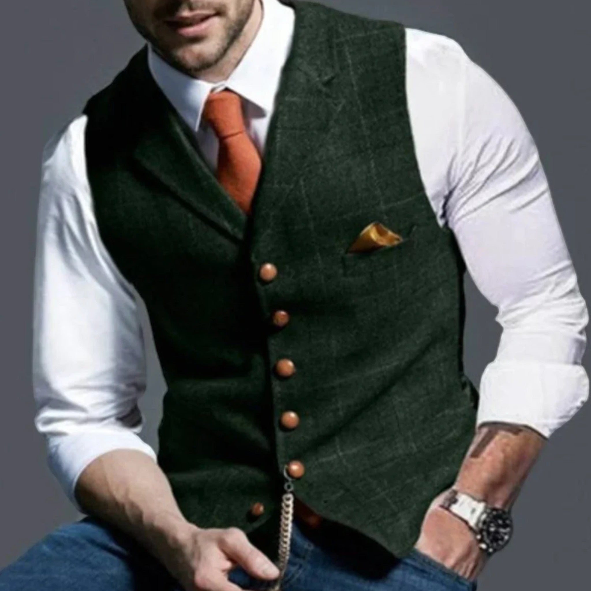 Isaac | Gilet Élégant Pour Homme