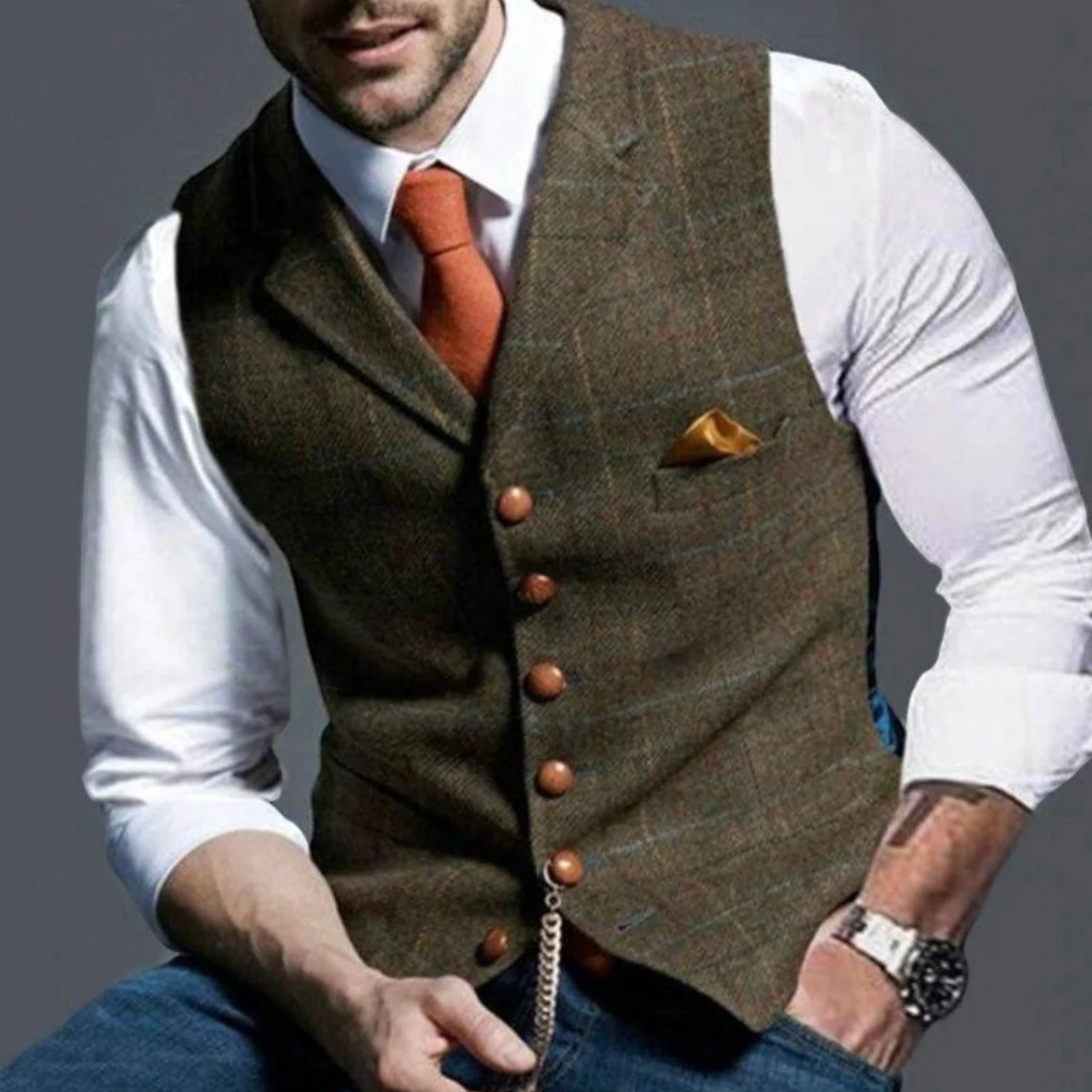 Isaac | Gilet Élégant Pour Homme