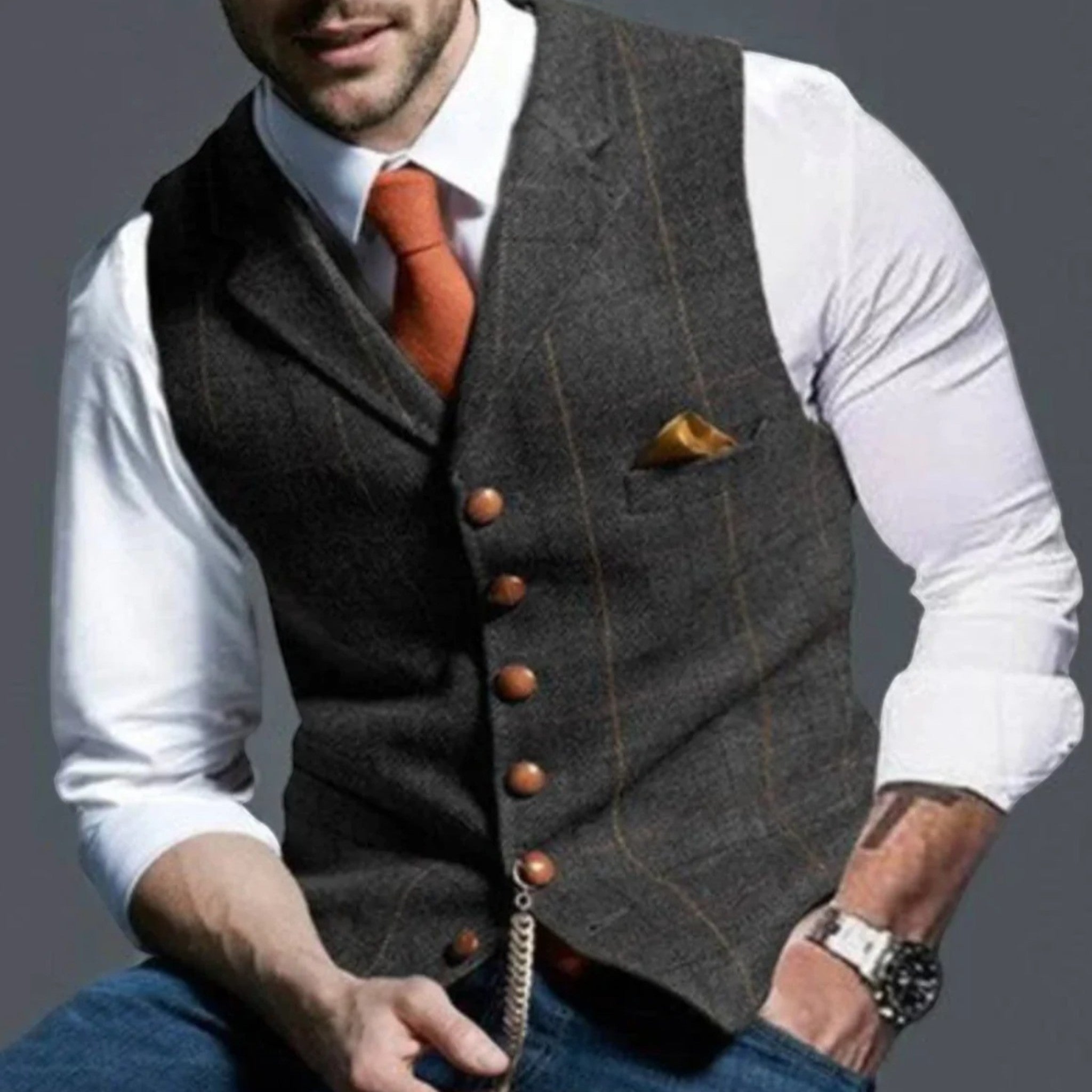 Isaac | Gilet Élégant Pour Homme