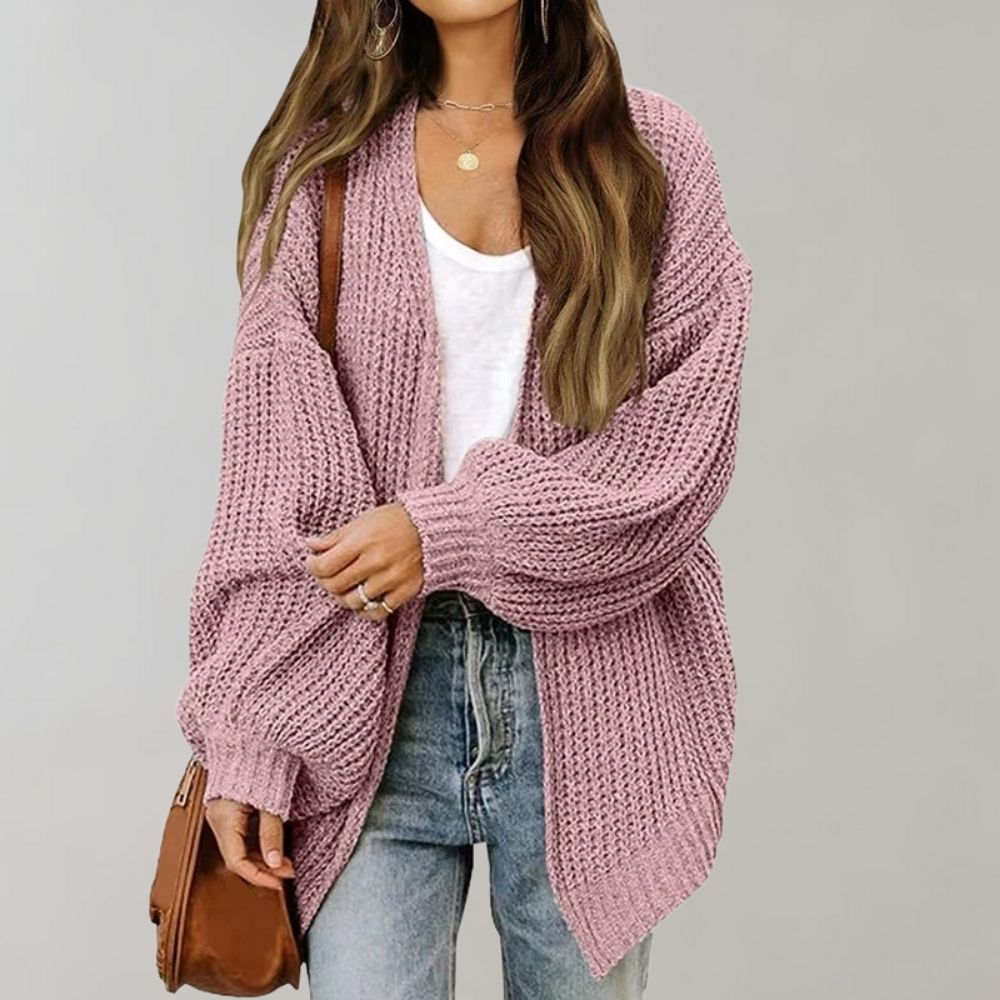 Cardigan D’Hiver Tricoté Pour Femme | Oversize