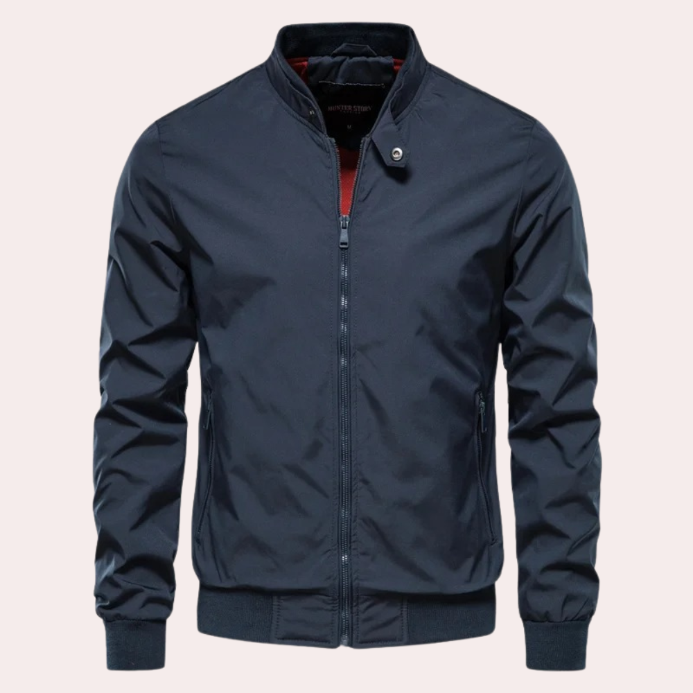 Veste Décontractée À Col Montant Pour Homme | Hiver