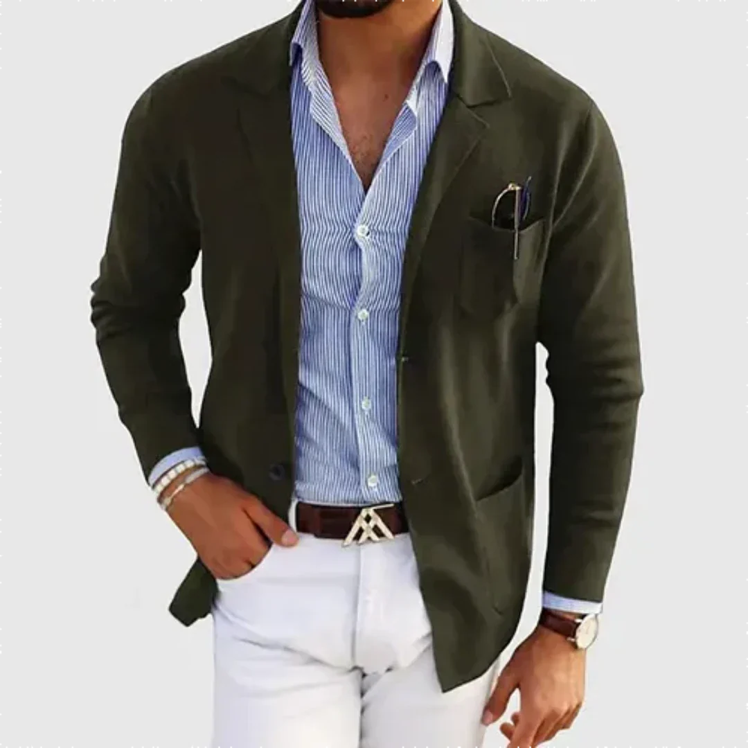 Blazer Décontracté Pour Hommes | Simple Boutonnage