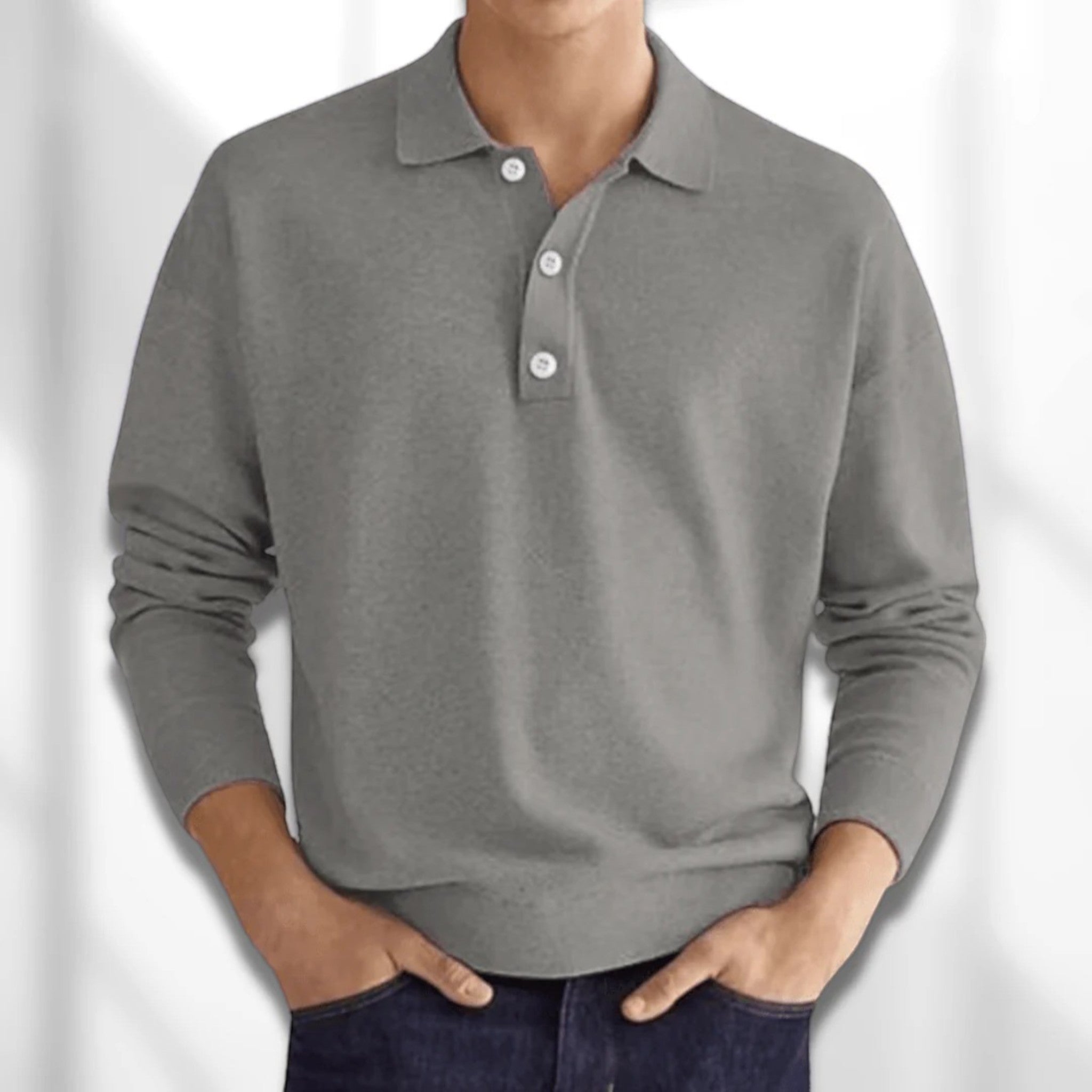 Roman | Polo Décontracté Pour Homme | Manches Longues