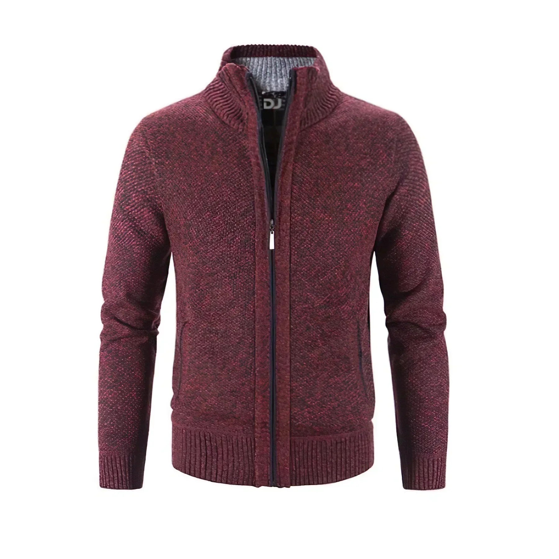 Cardigan Zippé À Col Montant Pour Homme | Hiver