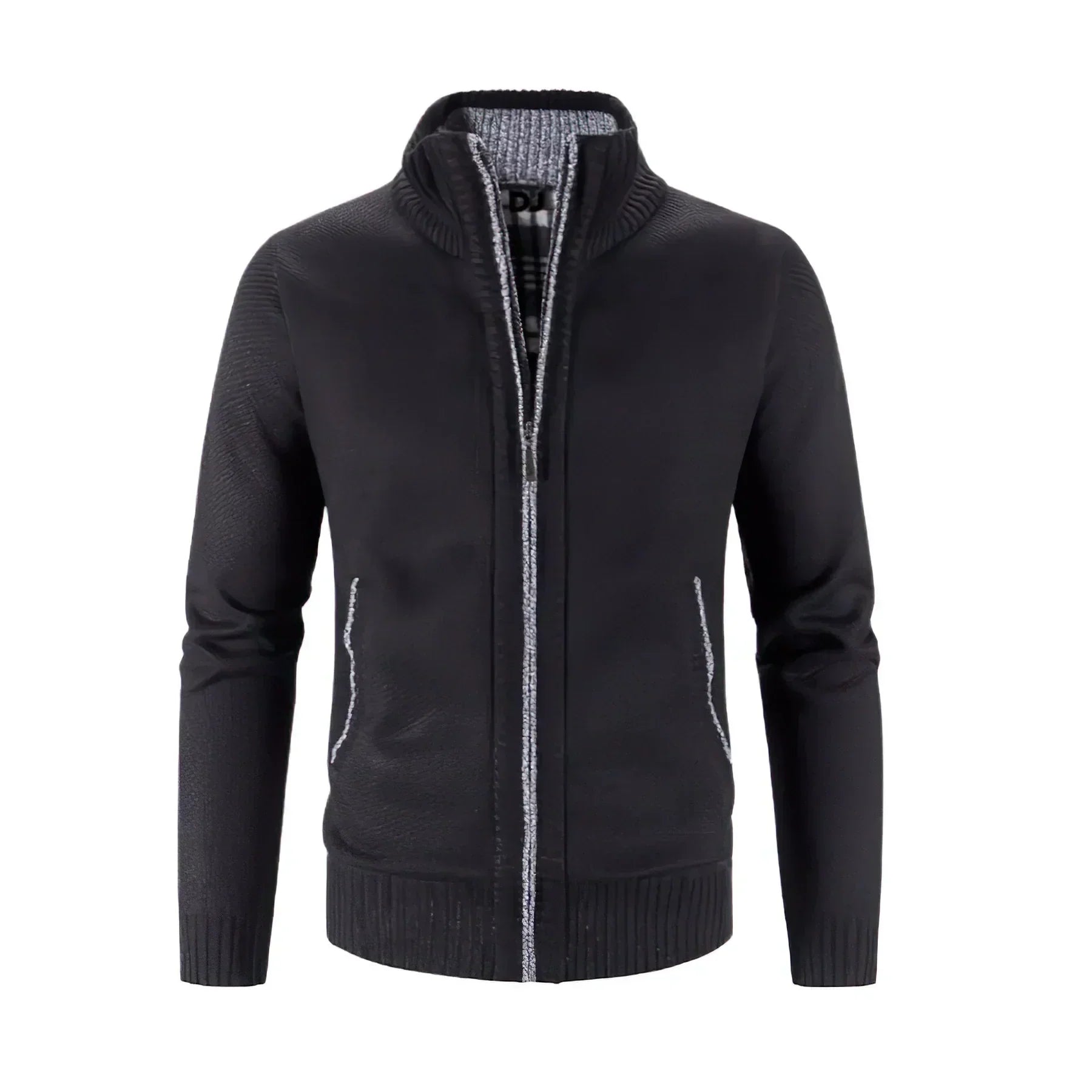 Cardigan Zippé À Col Montant Pour Homme | Hiver