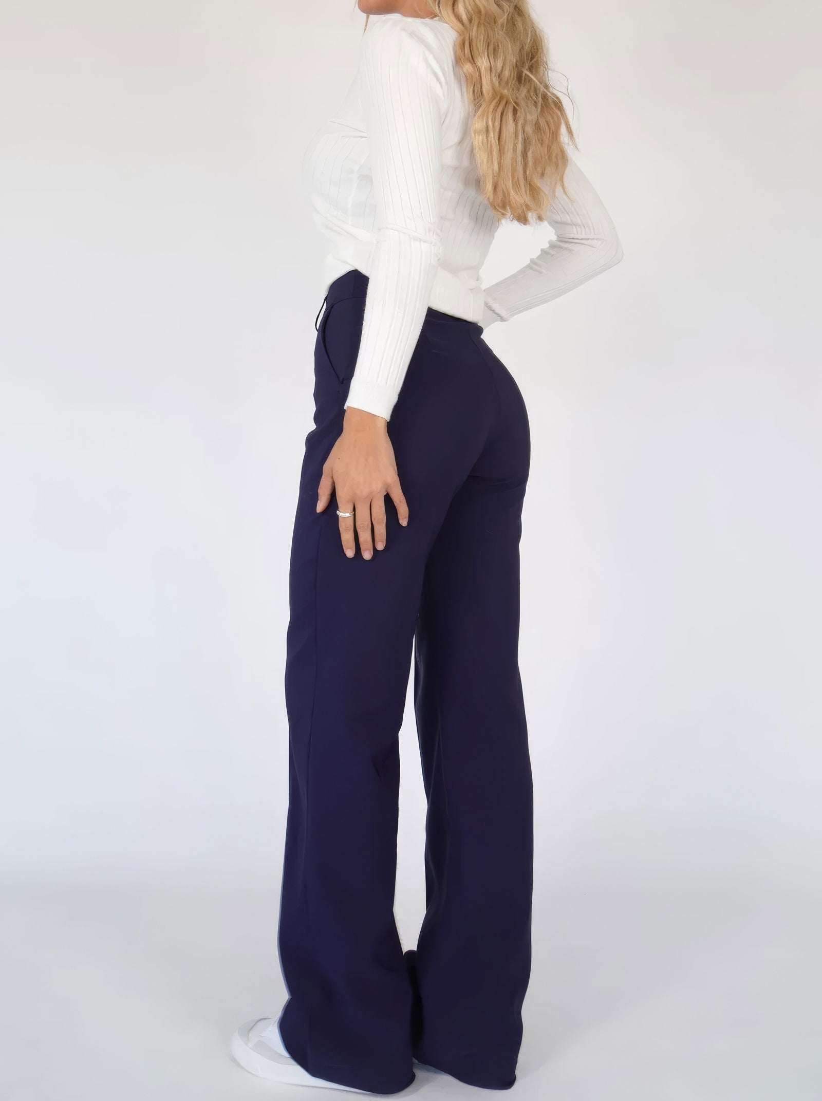 Pantalon Large Zippé Pour Femme | Tendance