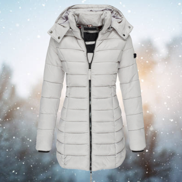 Manteau Mi-long À Capuche Pour Femmes | Hiver