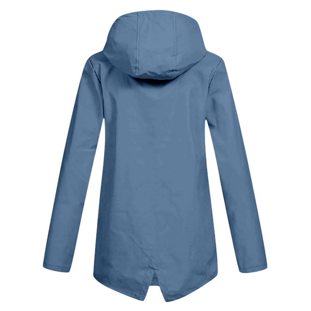 Veste De Pluie Zippée Pour Femmes | Mi-longueur