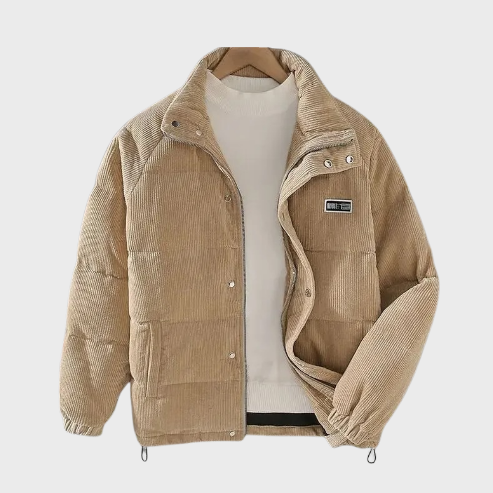 Veste Doudoune Courte Pour Homme | Col Montant