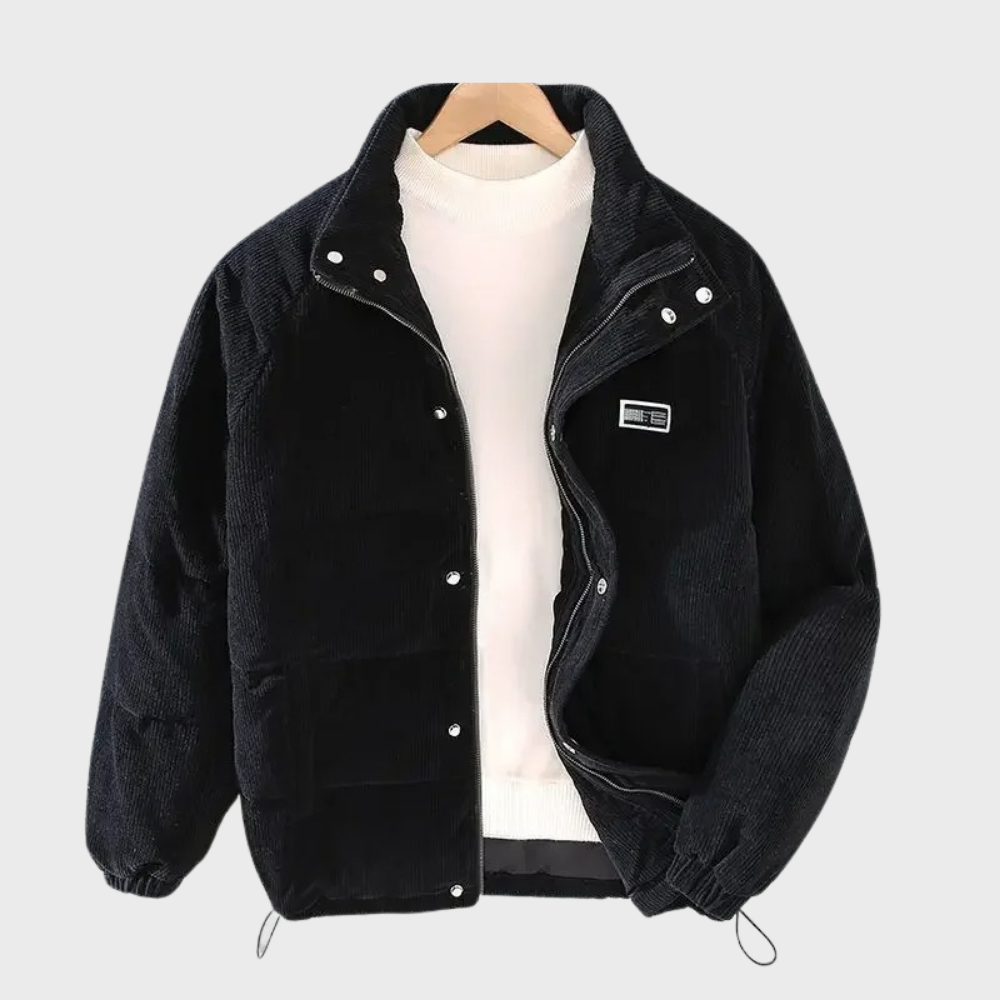Veste Doudoune Courte Pour Homme | Col Montant
