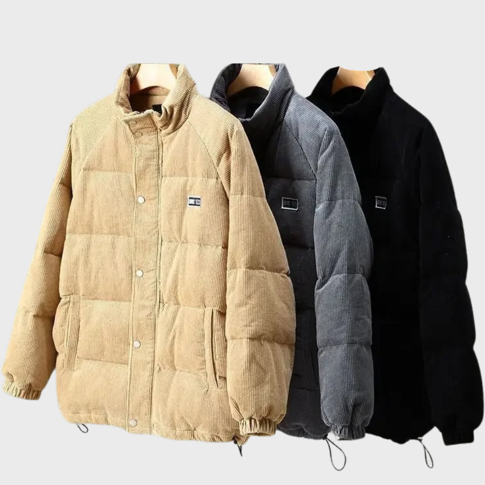 Veste Doudoune Courte Pour Homme | Col Montant