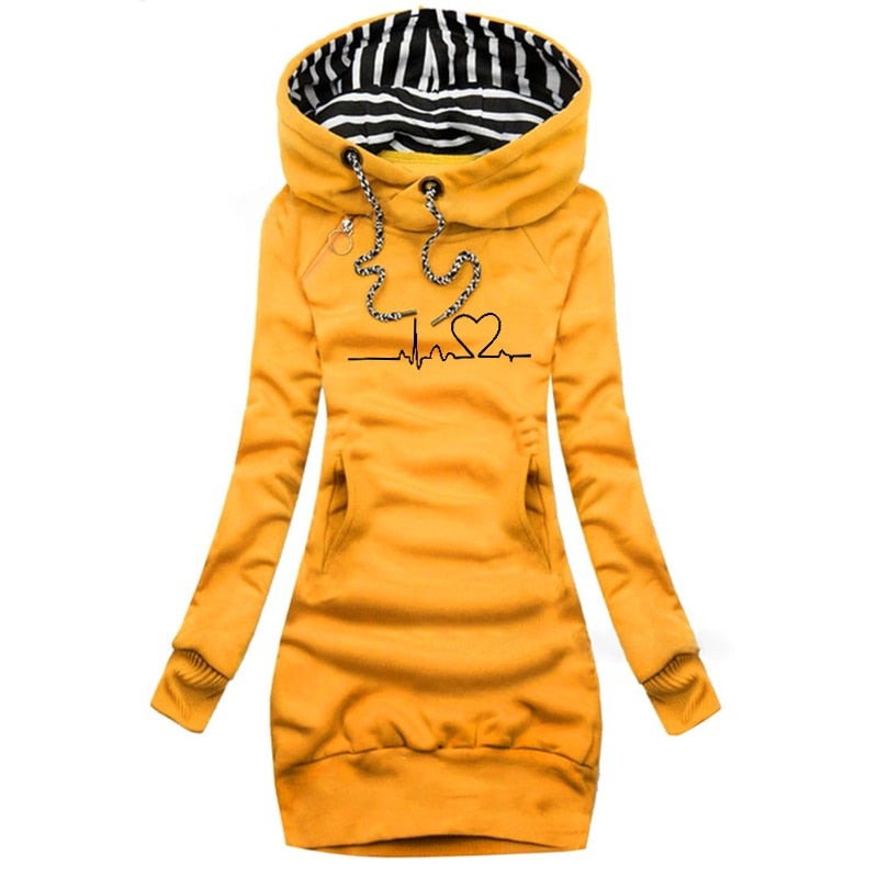 Sweat À Capuche Pour Femme Avec Poche | Manches Longues