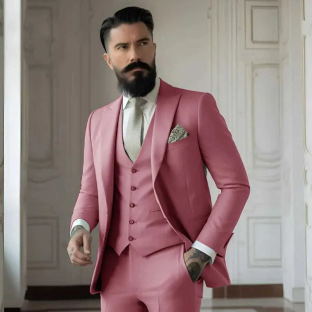 Costume 3 Pièces Stylé Pour Homme | Coupe Slim
