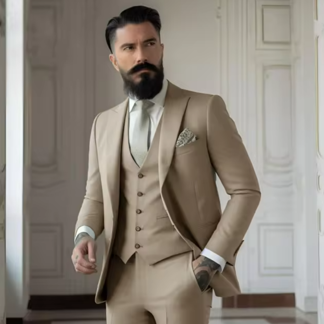 Costume 3 Pièces Stylé Pour Homme | Coupe Slim