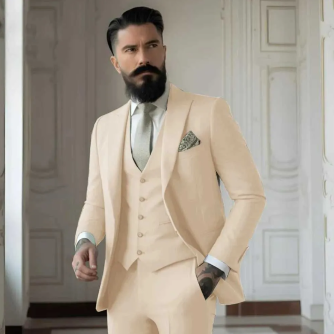 Costume 3 Pièces Stylé Pour Homme | Coupe Slim