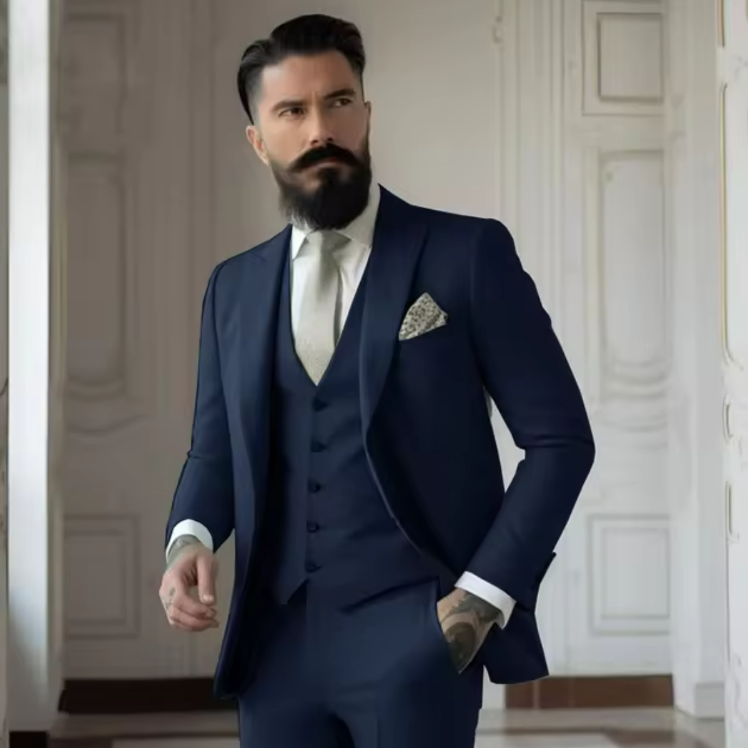 Costume 3 Pièces Stylé Pour Homme | Coupe Slim