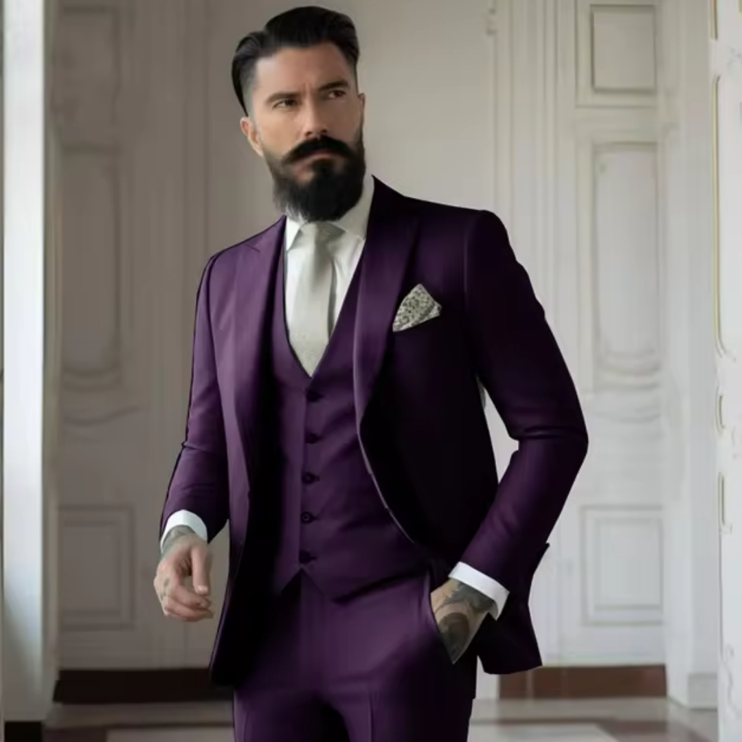 Costume 3 Pièces Stylé Pour Homme | Coupe Slim