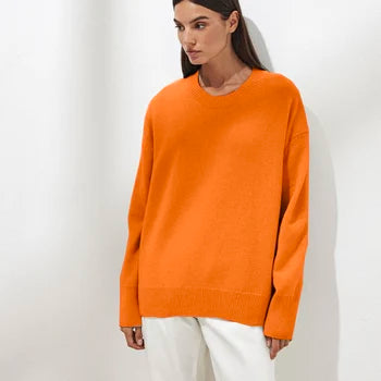 Pull En Cachemire Uni Pour Femme | Tendance