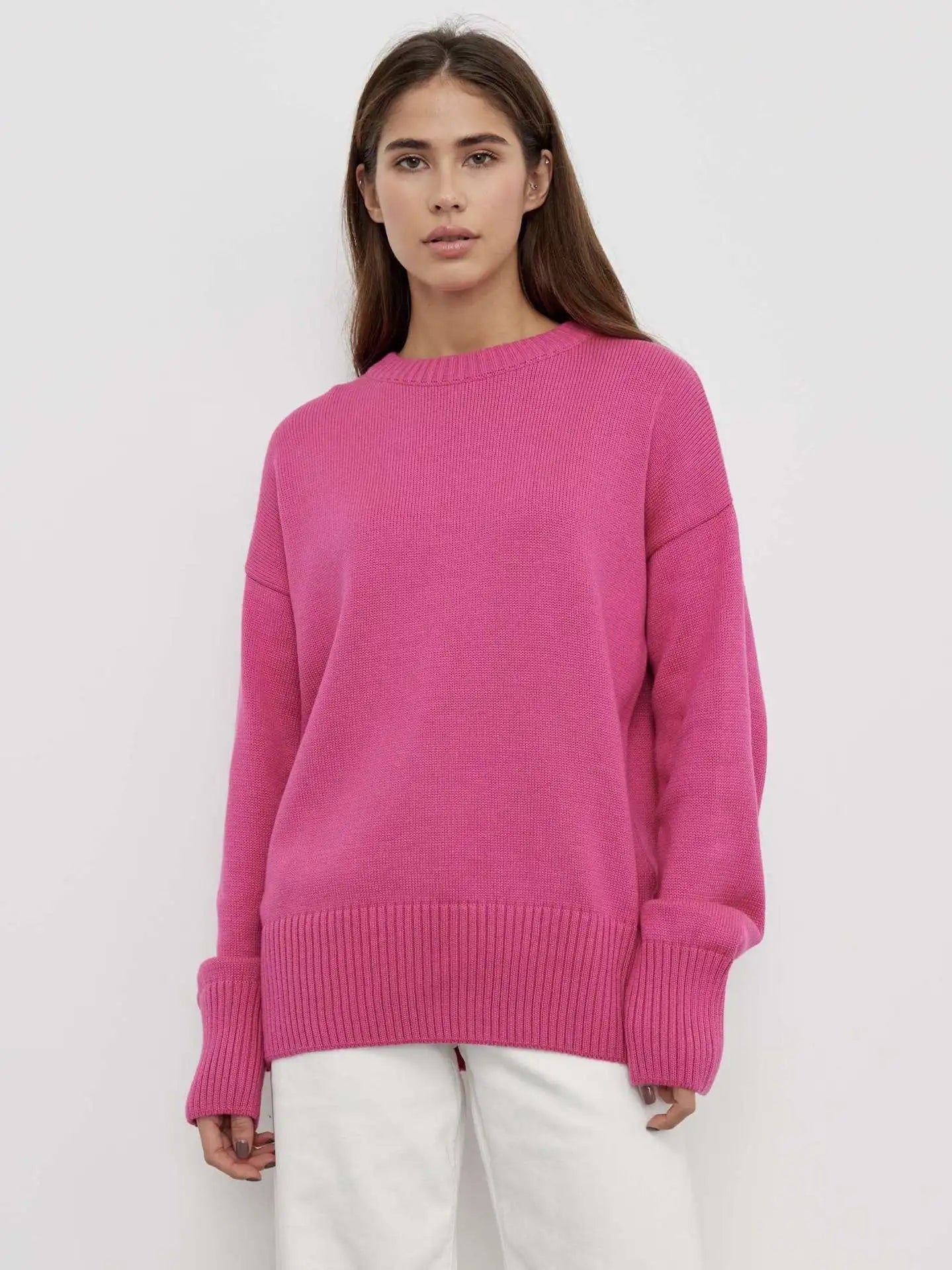 Pull En Cachemire Uni Pour Femme | Tendance