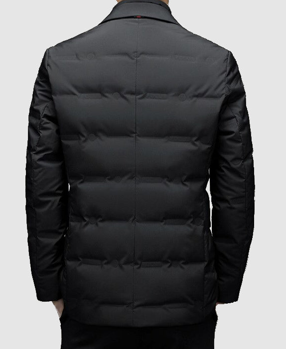 Veste D'hiver Matelassée Pour Homme | Revers Crantés
