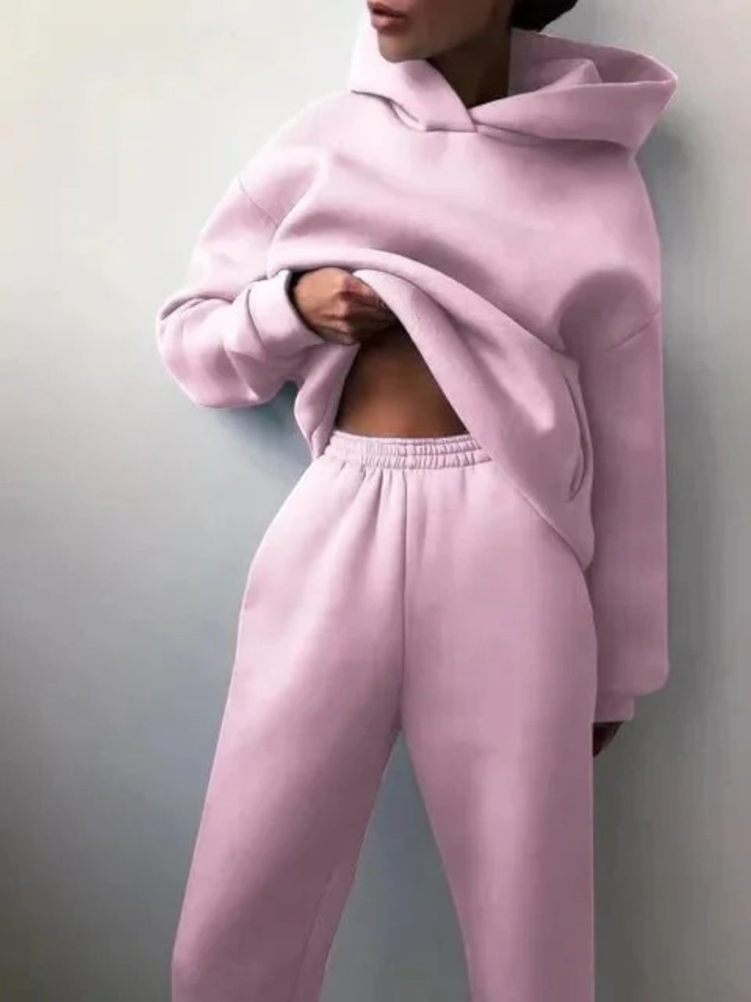 Ensemble Élégant Sweat À Capuche Et Pantalon Pour Femme