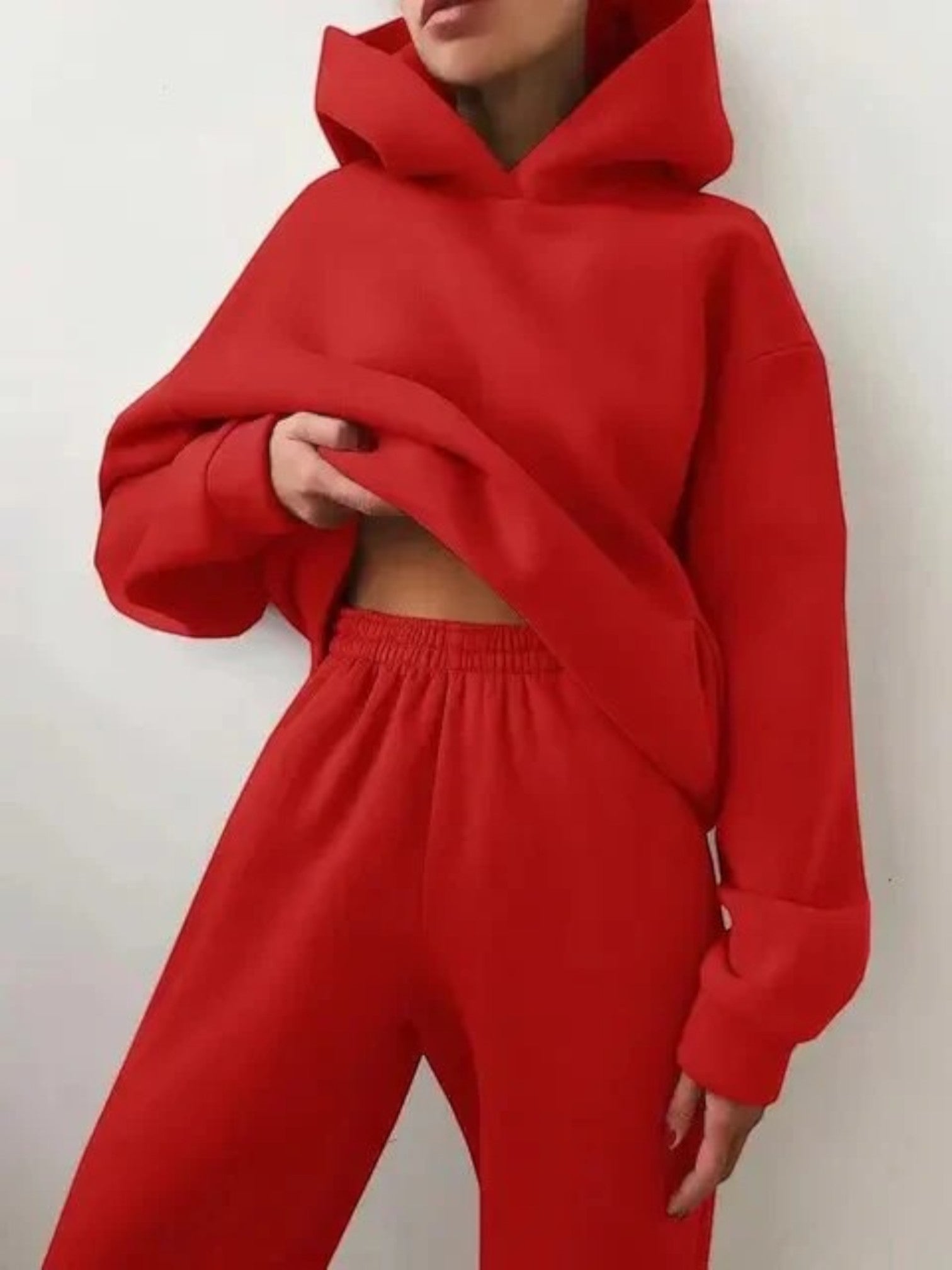 Ensemble Élégant Sweat À Capuche Et Pantalon Pour Femme