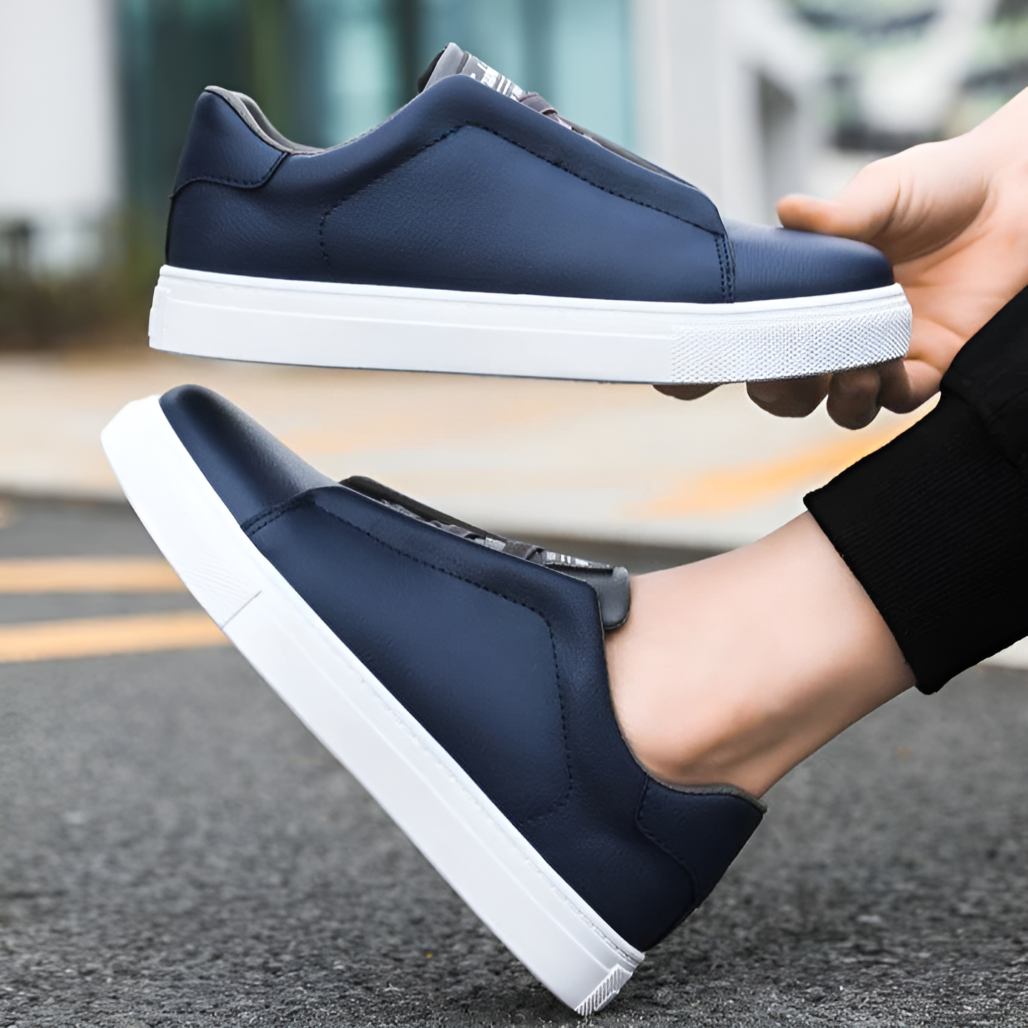 Chaussures Classiques À Enfiler Pour Homme | Lacets Élastiques