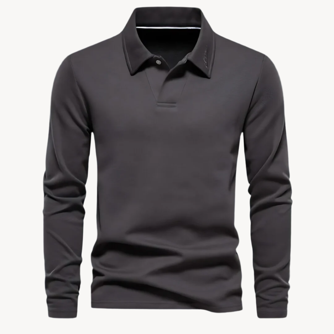 Polo Slim À Manches Longues Pour Homme | Hiver