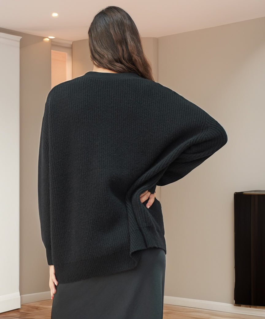 Cardigan Côtelé Boutonné Pour Femme | Grande Taille