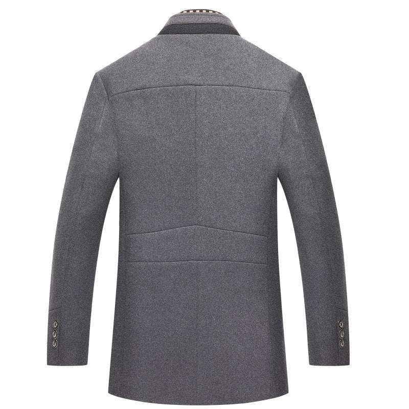Veste À Manches Longues Et Col Montant Pour Homme | Hiver