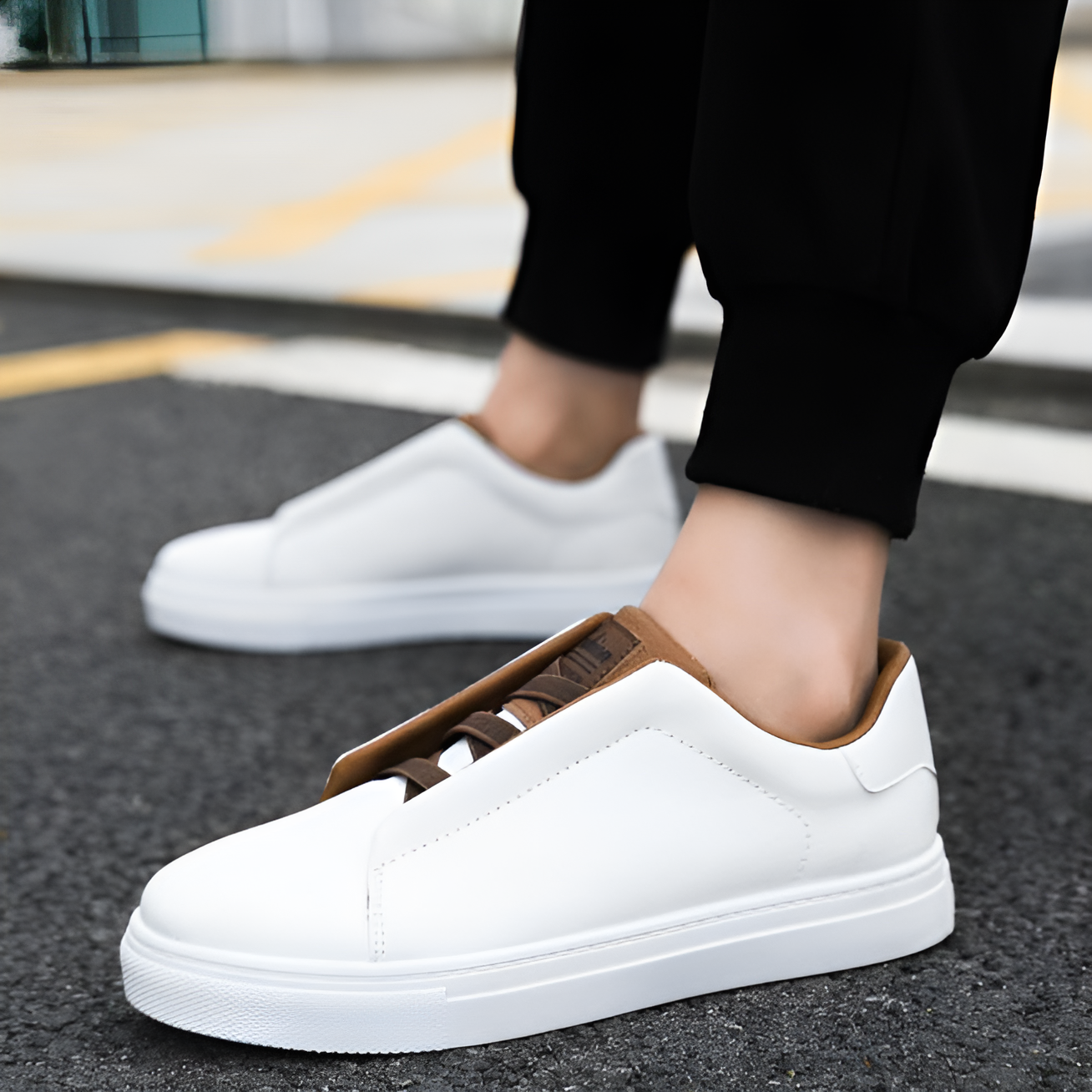 Chaussures Classiques À Enfiler Pour Homme | Lacets Élastiques
