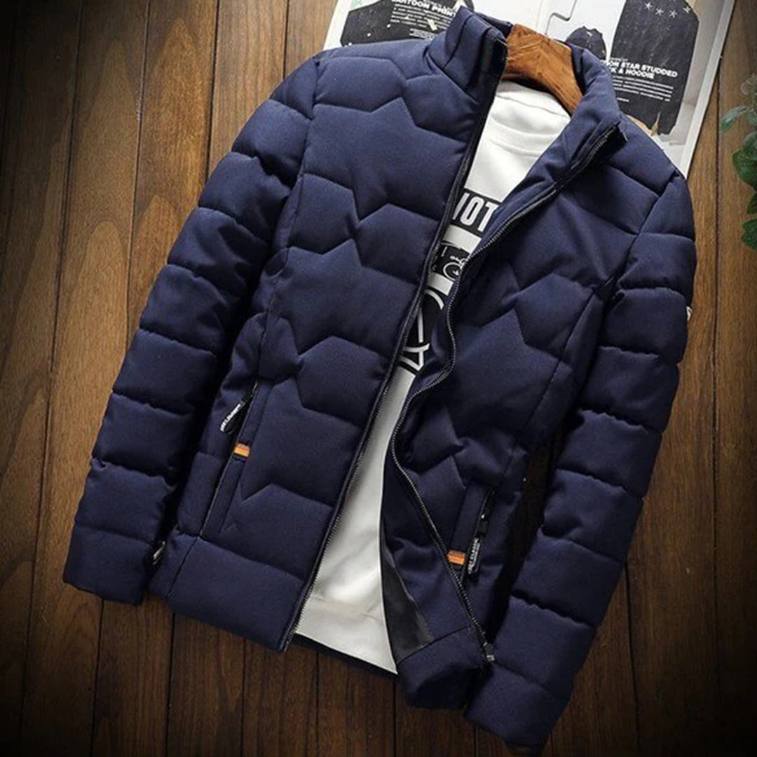 Veste Doudoune D’Hiver Pour Homme Avec Fermeture Éclair | Stylée