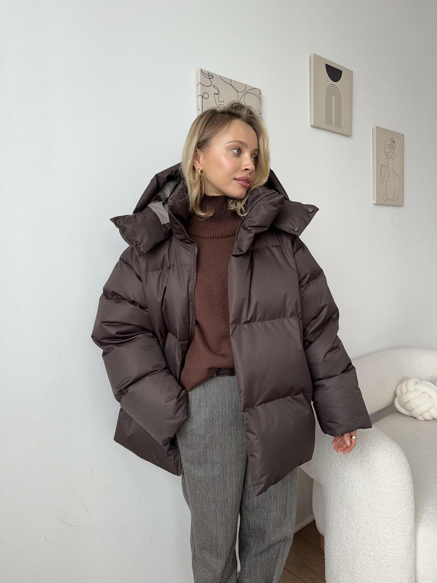 Doudoune D'hiver À Capuche Pour Femme | Manches Longues