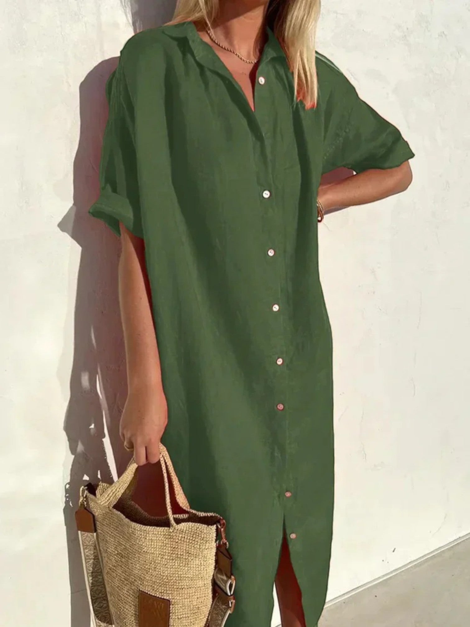 Adèle | Robe Chemise D'été Confortable Pour Femmes