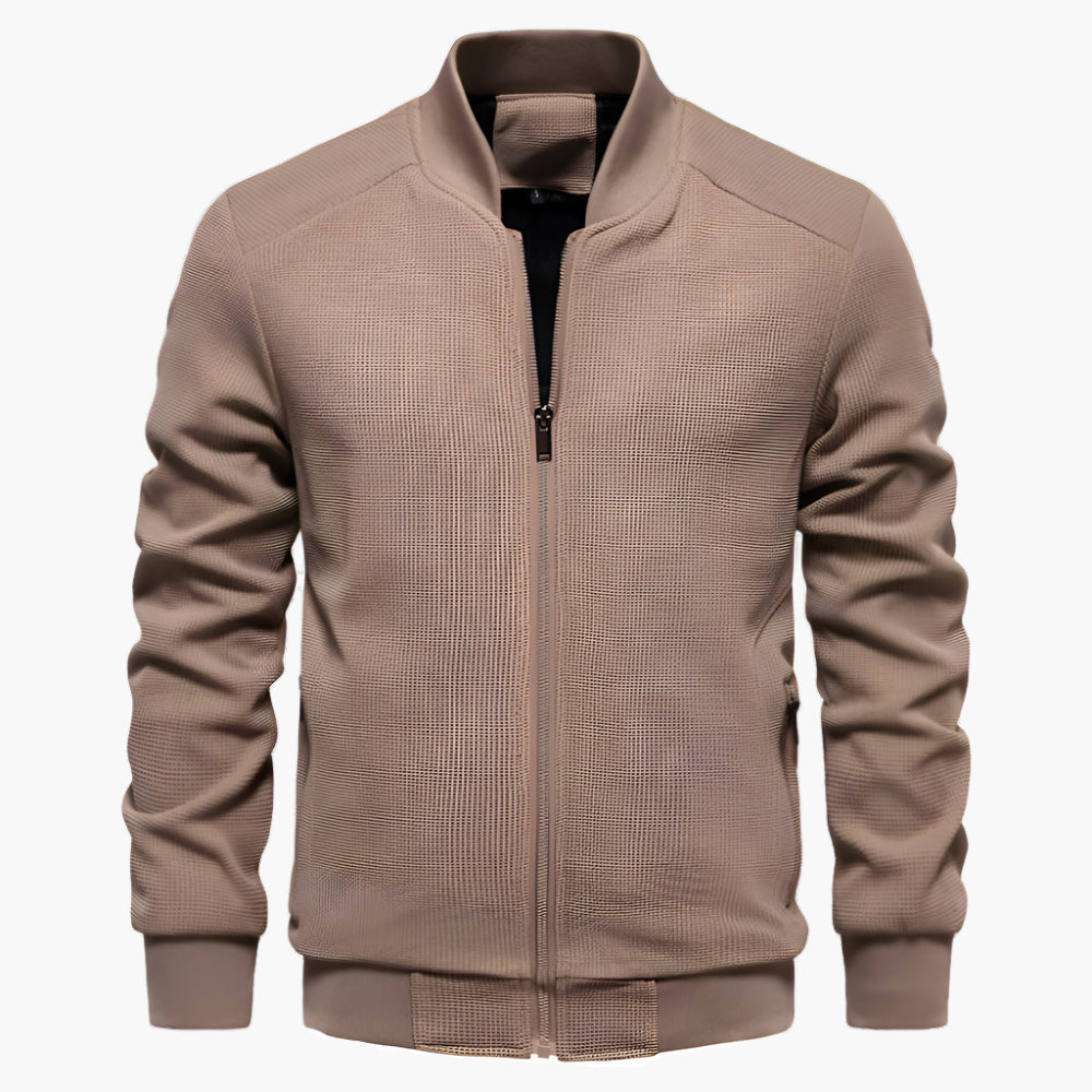 Veste D'hiver Décontractée En Tricot Pour Homme | Fermeture Éclair