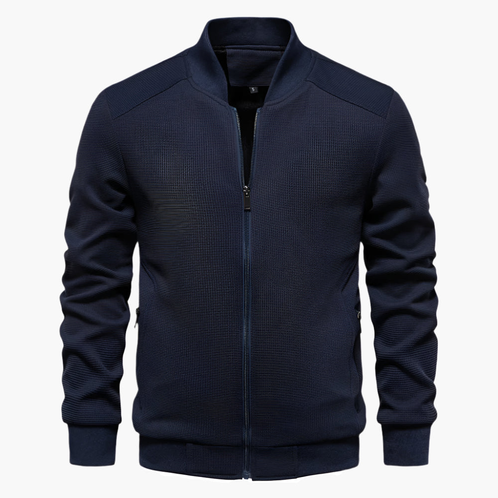 Veste D'hiver Décontractée En Tricot Pour Homme | Fermeture Éclair