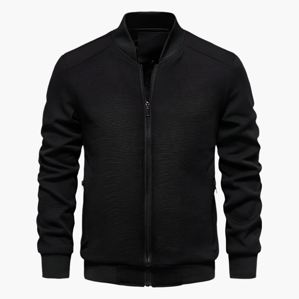 Veste D'hiver Décontractée En Tricot Pour Homme | Fermeture Éclair