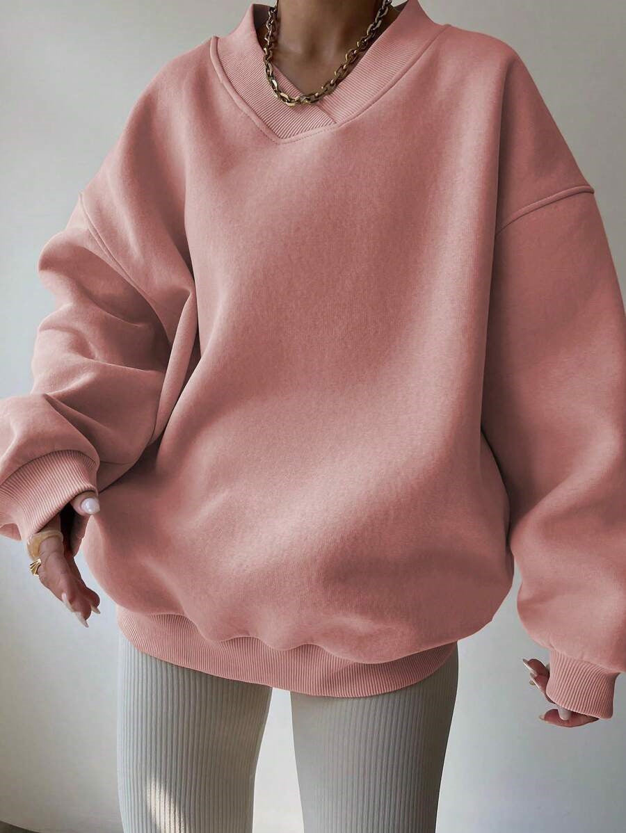 Sweat-shirt Décontracté À Manches Longues Pour Femme | Surdimensionné