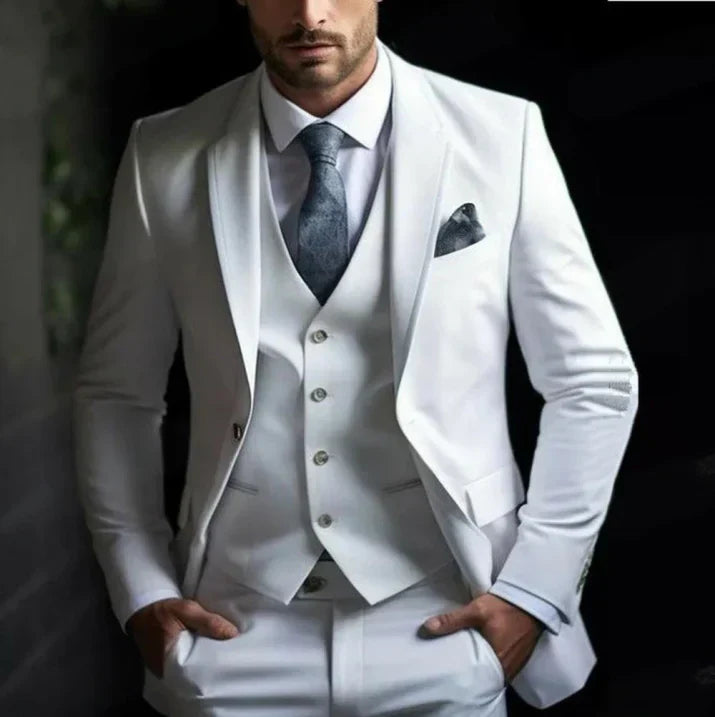 Costume D'invité De Mariage 3 Pièces Pour Hommes | Classique