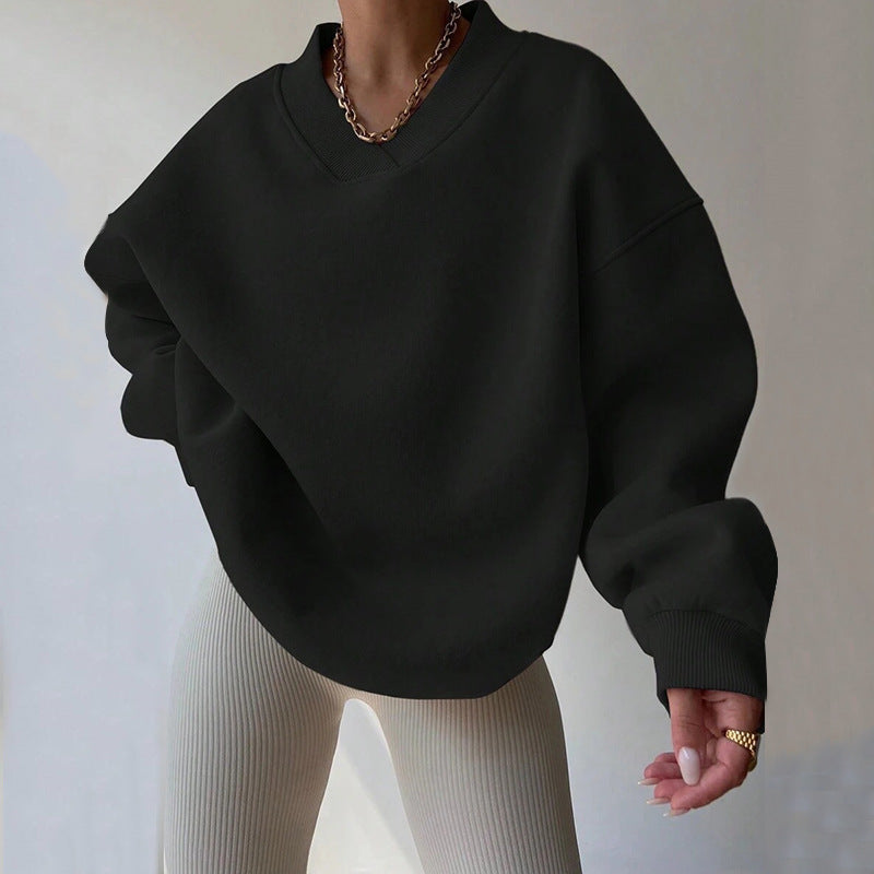 Sweat-shirt Décontracté À Manches Longues Pour Femme | Surdimensionné