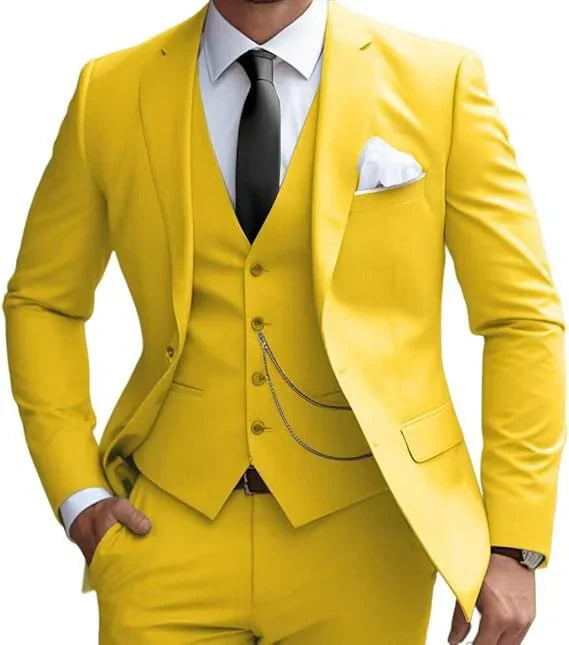 Costume De Mariage Trois Pièces Moderne Pour Homme
