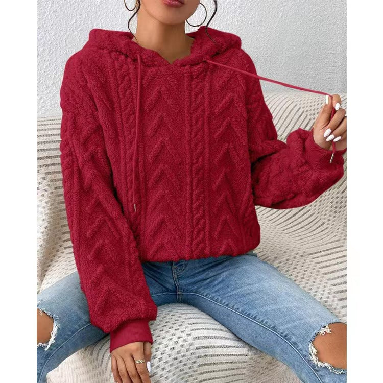 Sweat À Capuche Tendance En Tricot Pour Femme | Automne