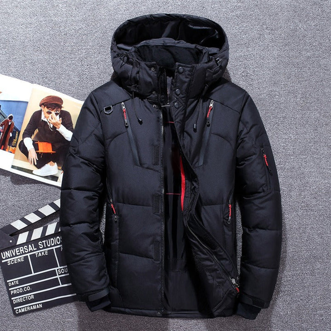 Veste D’Hiver Pour Homme Avec Capuche | Fermeture Éclair