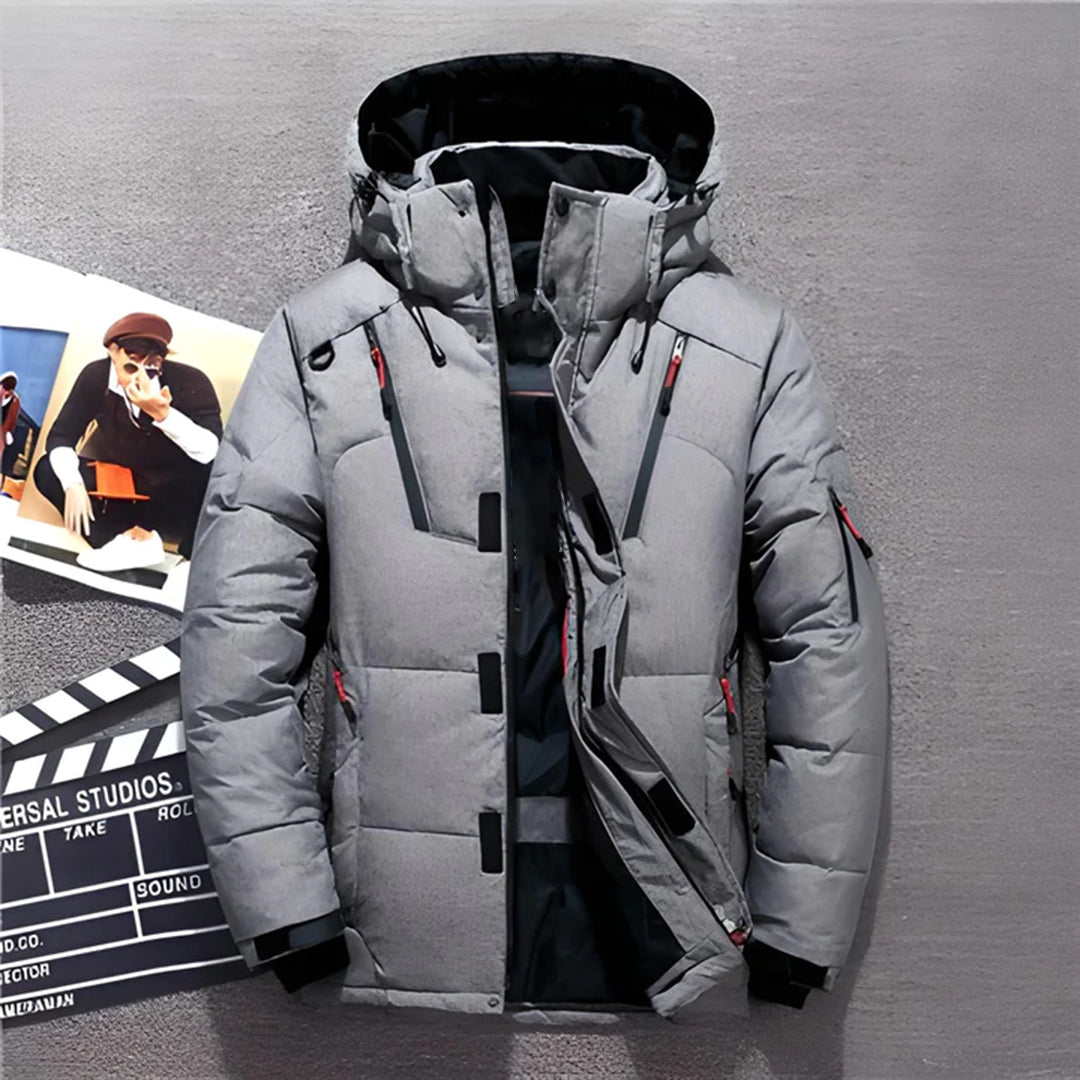 Veste D’Hiver Pour Homme Avec Capuche | Fermeture Éclair