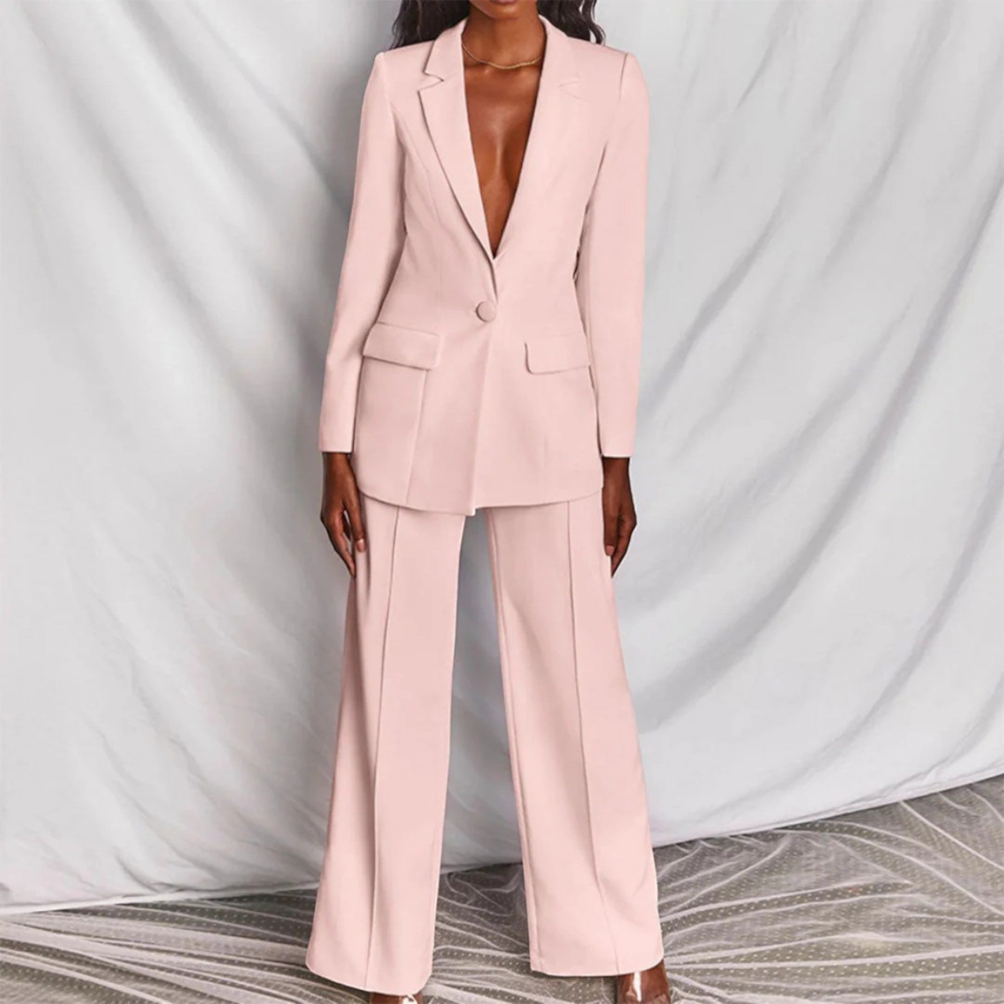 Leona | Ensemble Blazer Deux Pièces Chic Pour Femme