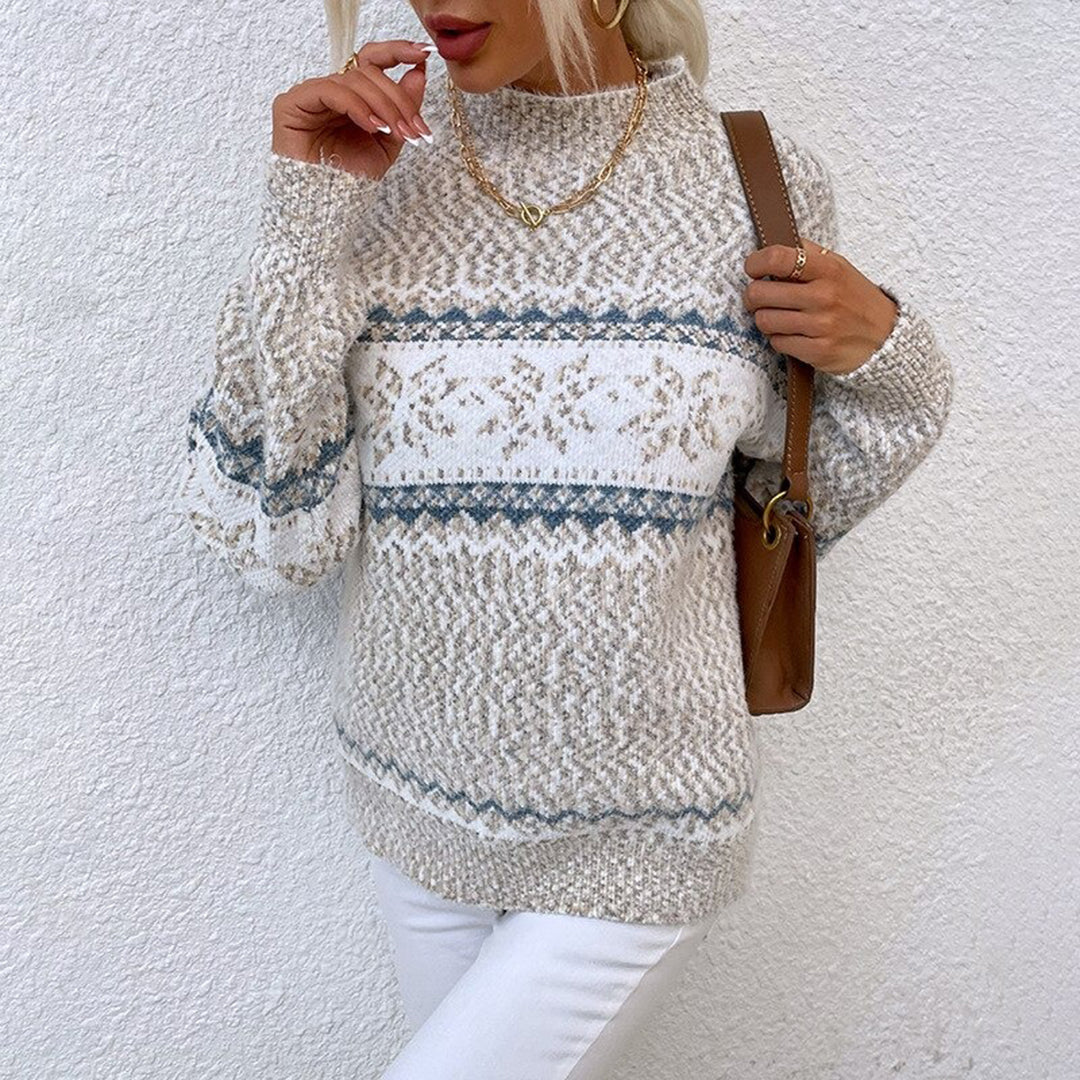 Pull Tricoté De Noël Pour Femme | Manches Longues