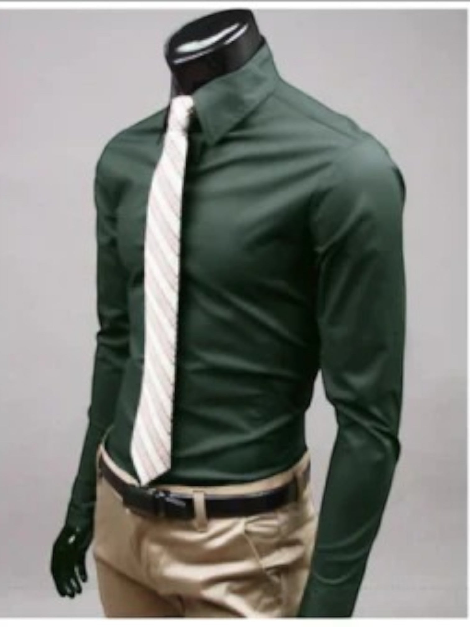 Chemise Formelle Sans Repassage Pour Homme Avec Haute Élasticité | À La Mode