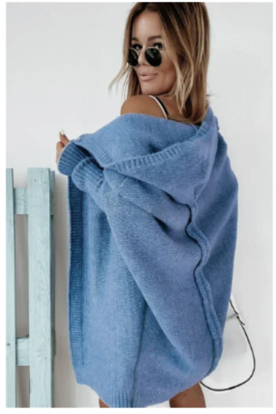 Cardigan Long Tendance À Capuche Pour Femme | Hiver