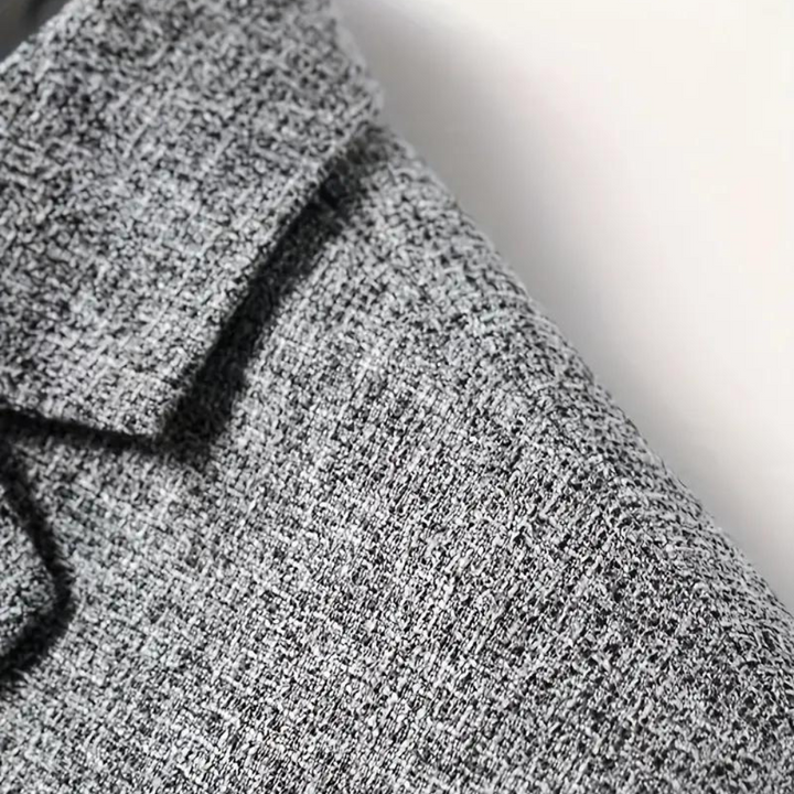 Blazer Texturé À Deux Boutons Pour Homme | Moderne