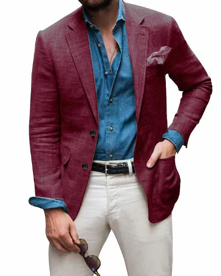 Blazer Formel À Simple Boutonnage Pour Homme | Fermeture À Boutons